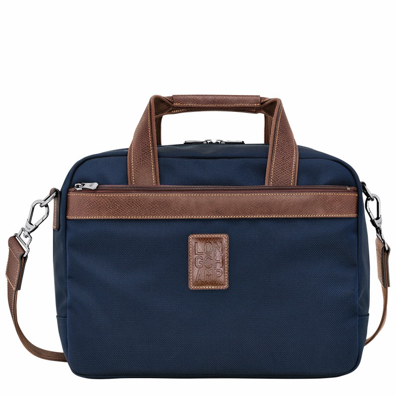 Sac de Voyage Longchamp Boxford S Homme Bleu Soldes | L1658080127-