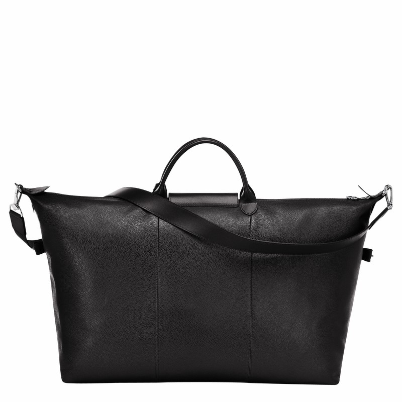 Sac de Voyage Longchamp Le FOULONNÉ S Femme Noir Soldes | L1624021047