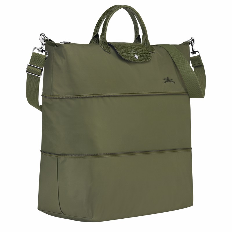 Sac de Voyage Longchamp Le Pliage Green expandable Homme Vert Soldes | L1911919479-