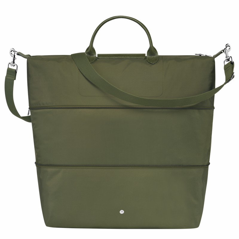 Sac de Voyage Longchamp Le Pliage Green expandable Homme Vert Soldes | L1911919479-