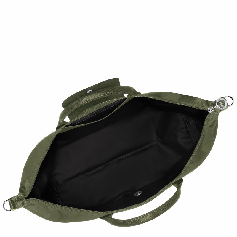 Sac de Voyage Longchamp Le Pliage Green expandable Homme Vert Soldes | L1911919479-