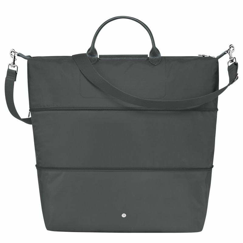 Sac de Voyage Longchamp Le Pliage Green expandable Homme Grise Foncé Soldes | L1911919P66-