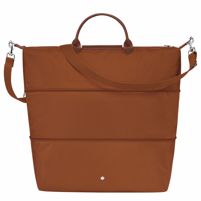 Sac de Voyage Longchamp Le Pliage Green expandable Homme Marron Soldes | L1911919504-