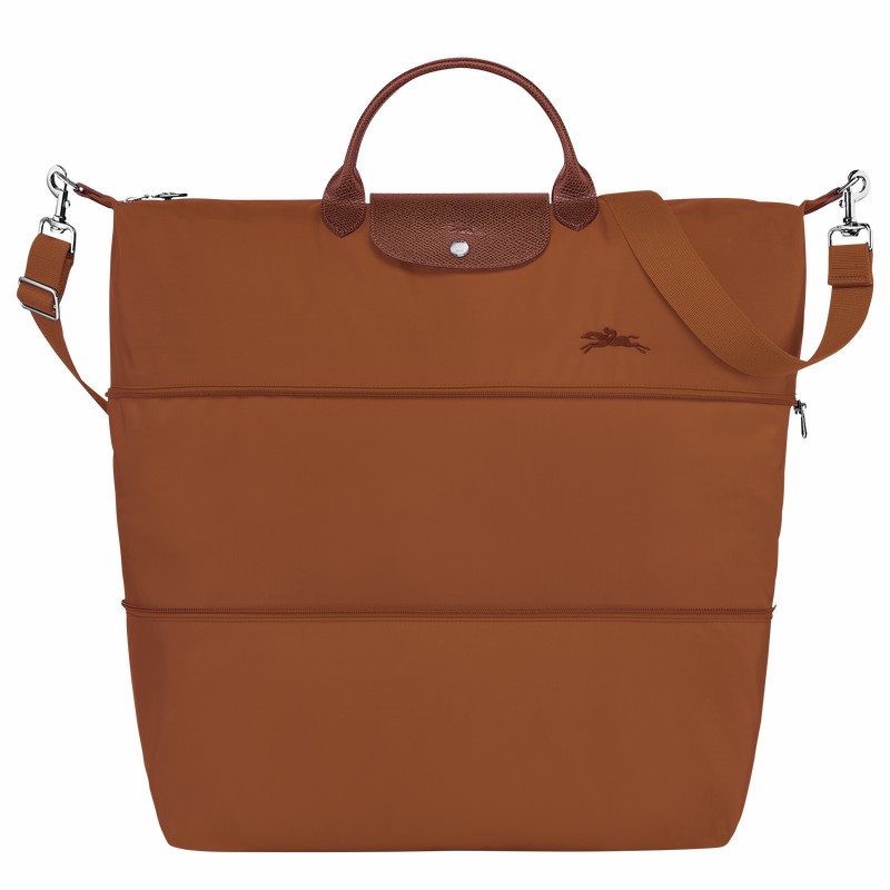 Sac de Voyage Longchamp Le Pliage Green expandable Homme Marron Soldes | L1911919504-