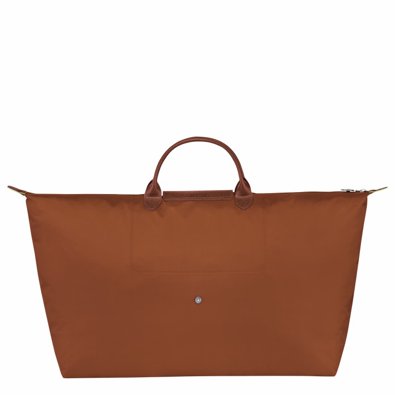 Sac de Voyage Longchamp Le Pliage Green M Homme Marron Soldes | L1625919504-