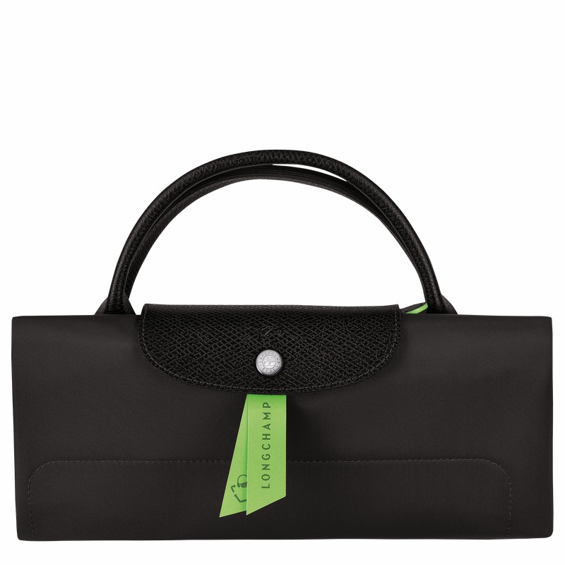 Sac de Voyage Longchamp Le Pliage Green M Homme Noir Soldes | L1625919001-