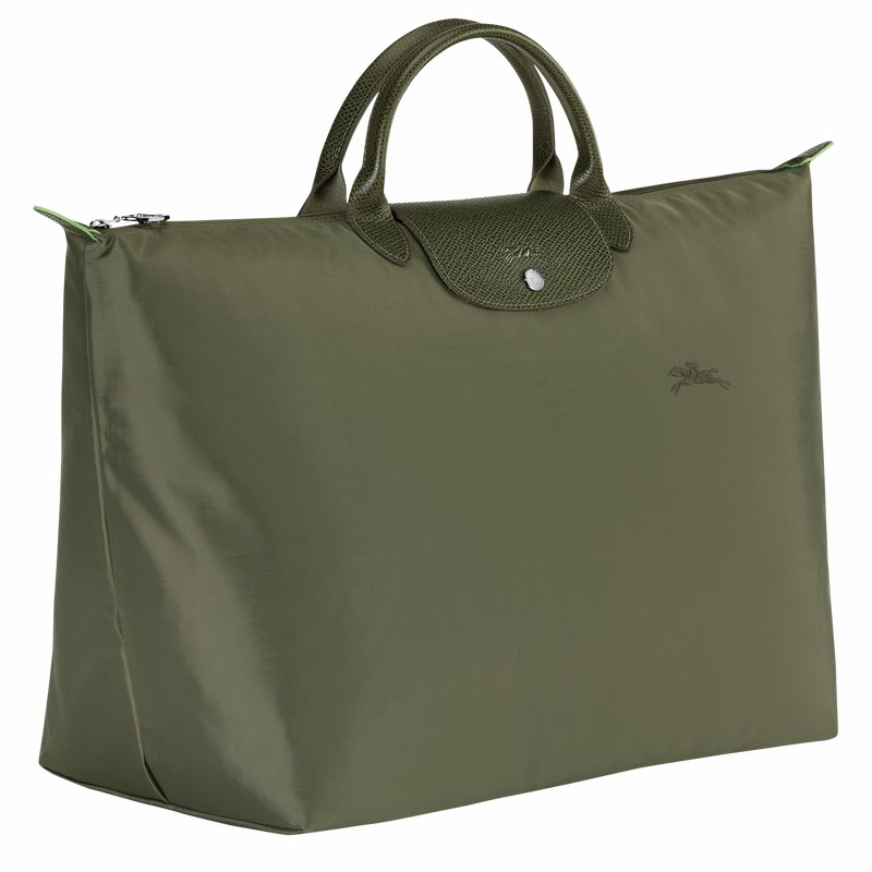 Sac de Voyage Longchamp Le Pliage Green S Homme Vert Soldes | L1624919479-