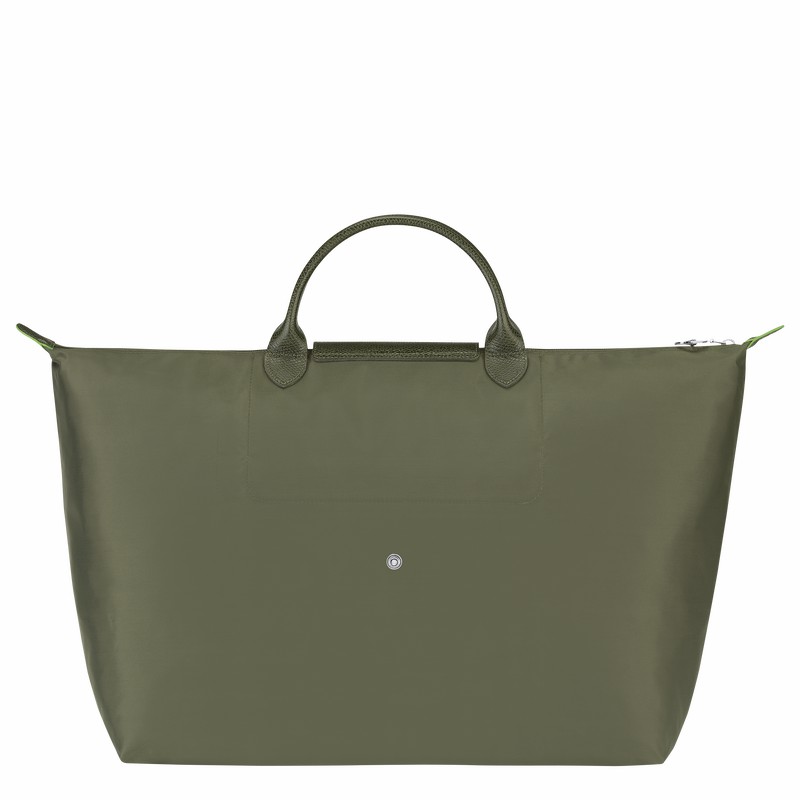 Sac de Voyage Longchamp Le Pliage Green S Homme Vert Soldes | L1624919479-