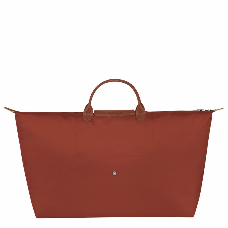 Sac de Voyage Longchamp Le Pliage Green M Femme Marron Soldes | L1625919404