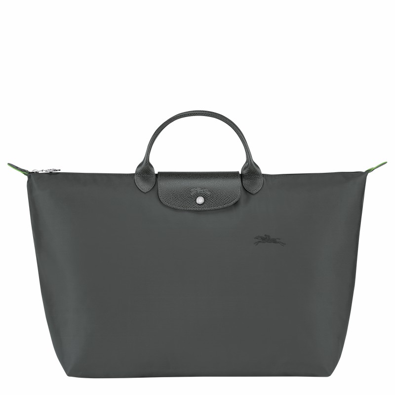 Sac de Voyage Longchamp Le Pliage Green S Femme Grise Foncé Soldes | L1624919P66