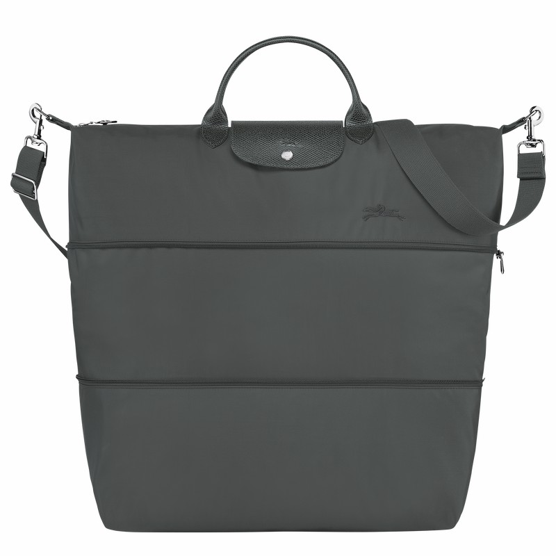 Sac de Voyage Longchamp Le Pliage Green expandable Femme Grise Foncé Soldes | L1911919P66