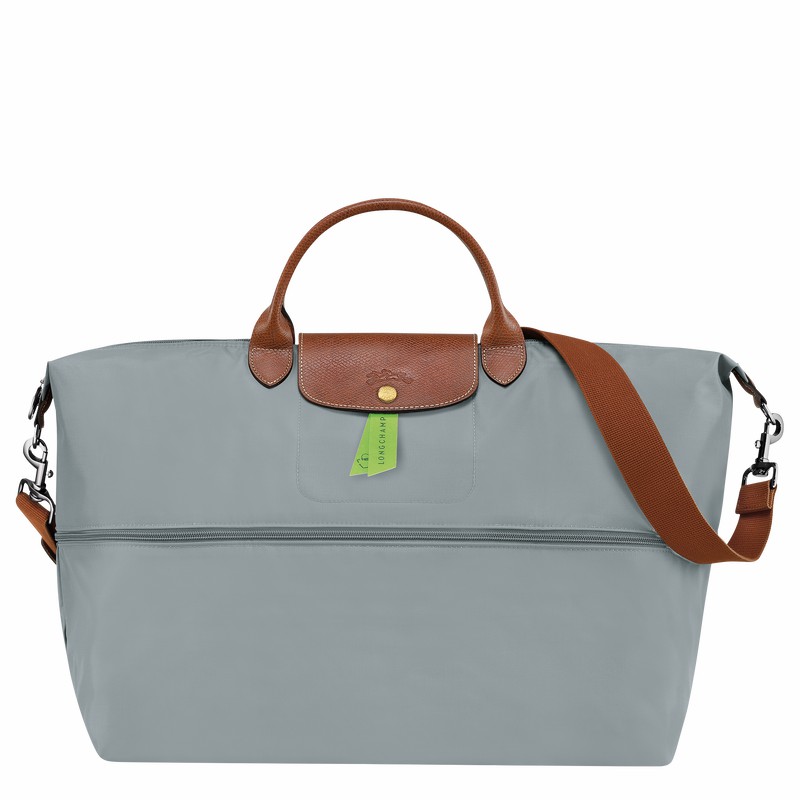 Sac de Voyage Longchamp Le Pliage Original expandable Homme Grise Soldes | L1911089P80-