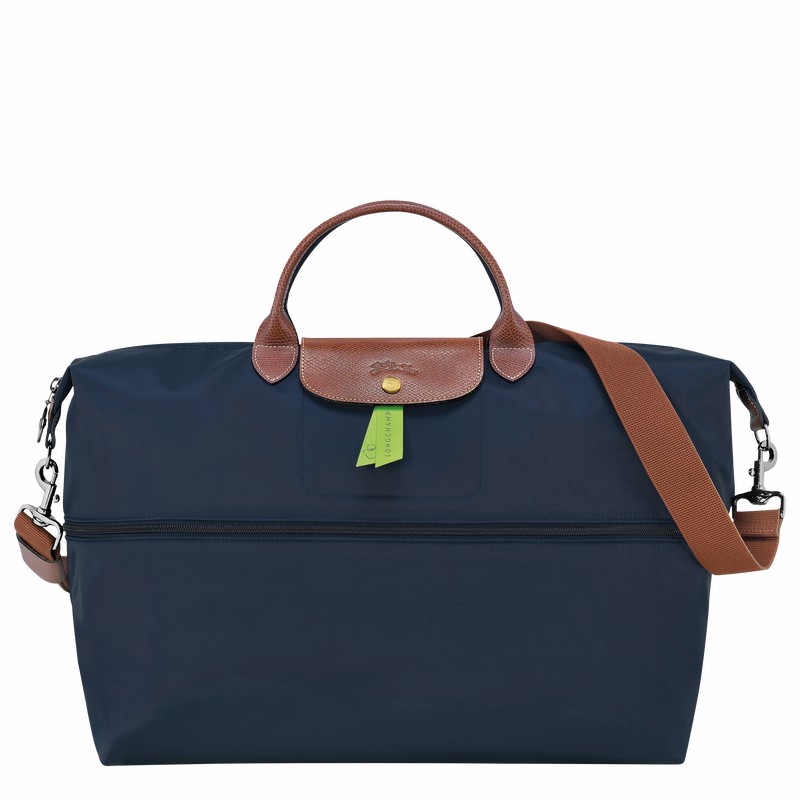 Sac de Voyage Longchamp Le Pliage Original expandable Homme Bleu Marine Soldes | L1911089P68-