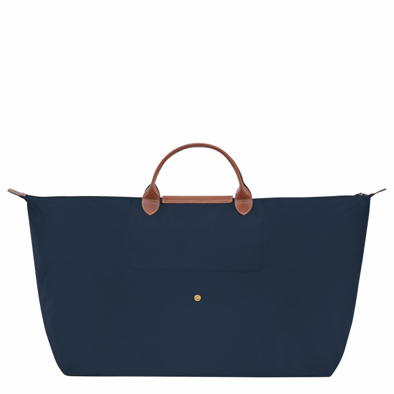 Sac de Voyage Longchamp Le Pliage Original M Homme Bleu Marine Soldes | L1625089P68-