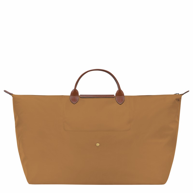 Sac de Voyage Longchamp Le Pliage Original M Homme Kaki Soldes | L1625089P86-