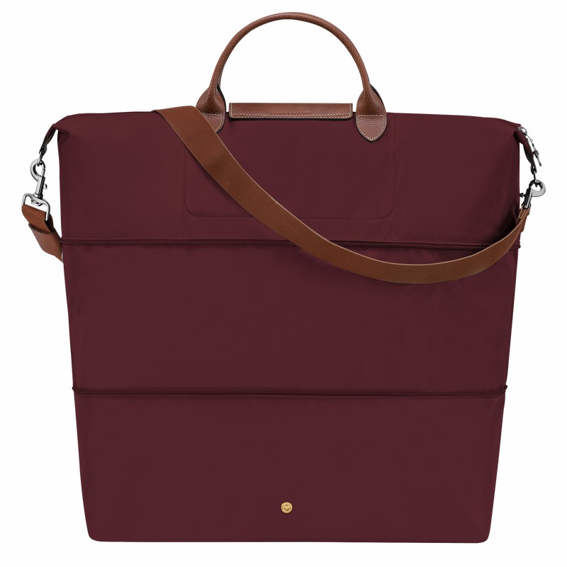 Sac de Voyage Longchamp Le Pliage Original expandable Homme Bordeaux Soldes | L1911089P87-