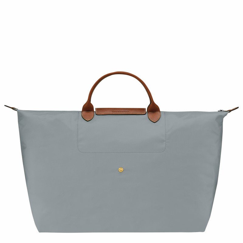 Sac de Voyage Longchamp Le Pliage Original S Femme Grise Soldes | L1624089P80