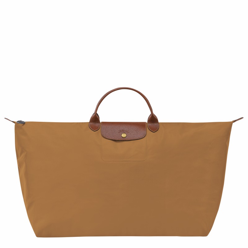 Sac de Voyage Longchamp Le Pliage Original M Femme Kaki Soldes | L1625089P86