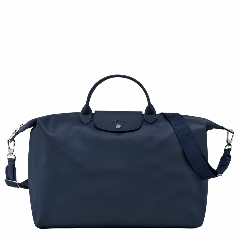 Sac de Voyage Longchamp Le Pliage Xtra S Femme Bleu Marine Soldes | L1624987556