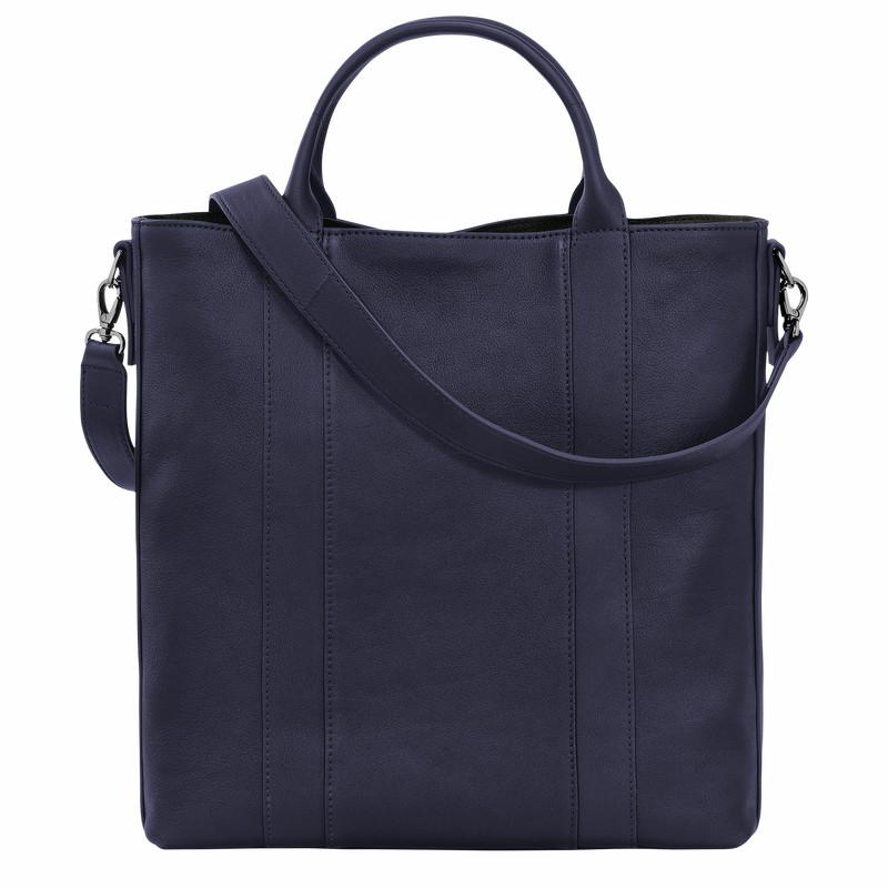 Sacs Fourre Tout Longchamp 3D L Femme Bleu Marine Soldes | 20052HCV645