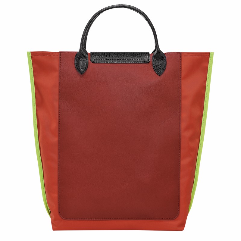 Sacs Fourre Tout Longchamp Cabas Longchamp M Femme Orange Soldes | 10264093461