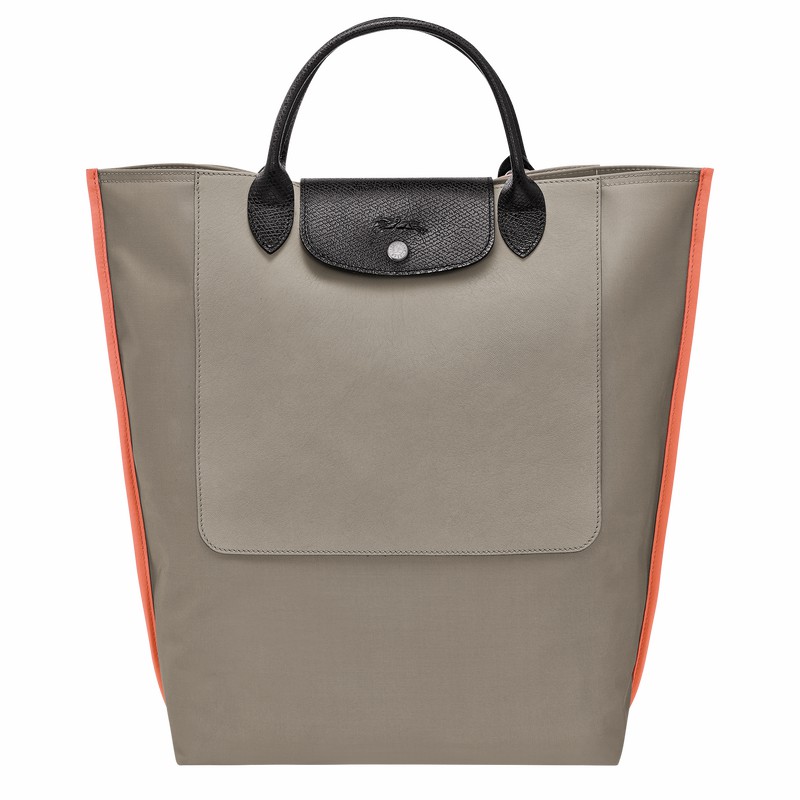 Sacs Fourre Tout Longchamp Cabas Longchamp M Femme Grise Soldes | 10264093266