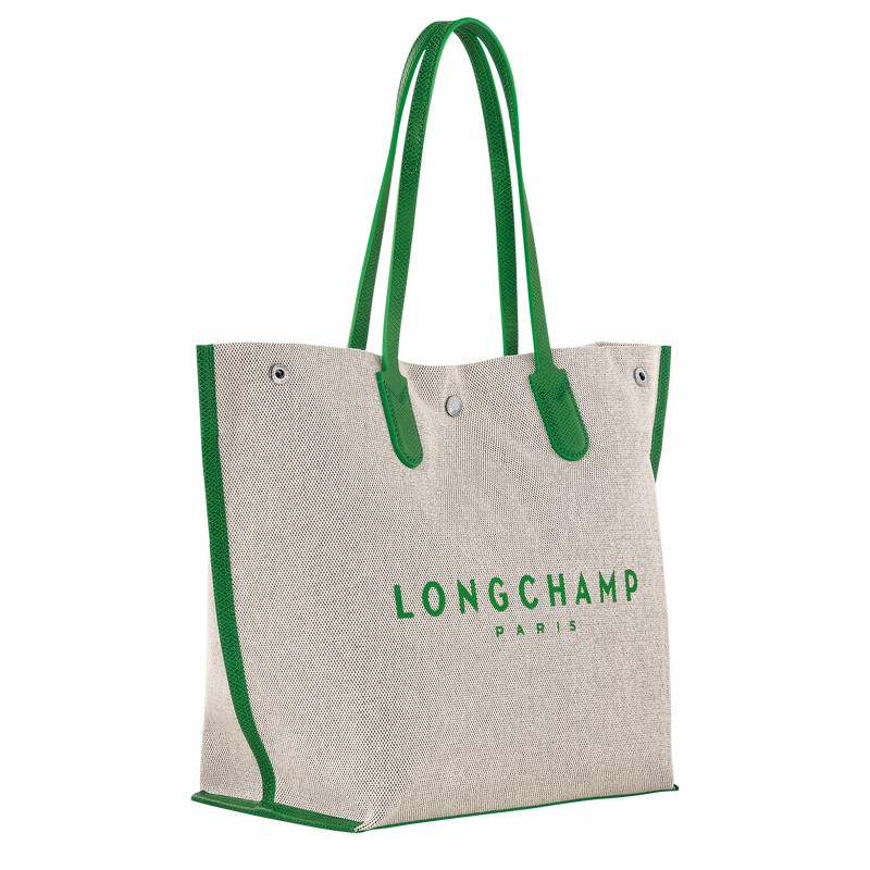 Sacs Fourre Tout Longchamp Essential L Femme Vert Soldes | 10090HSG129