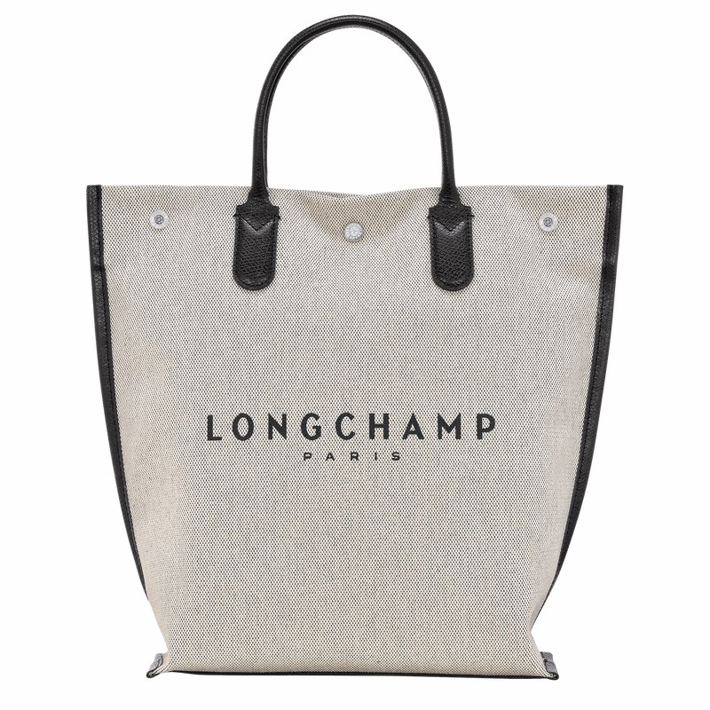 Sacs Fourre Tout Longchamp Essential M Femme Blanche Soldes | 10211HSG037