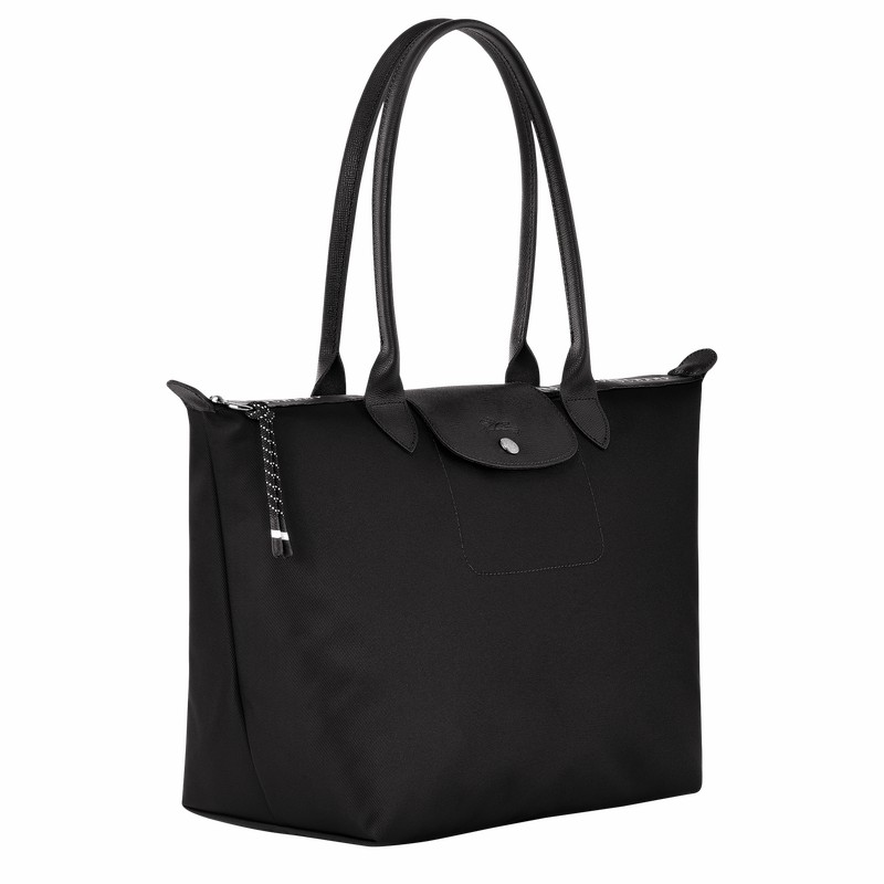 Sacs Fourre Tout Longchamp Le Pliage Energy L Femme Noir Soldes | L1899HSR001