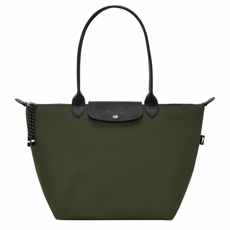 Sacs Fourre Tout Longchamp Le Pliage Energy L Femme Kaki Soldes | L1899HSR892