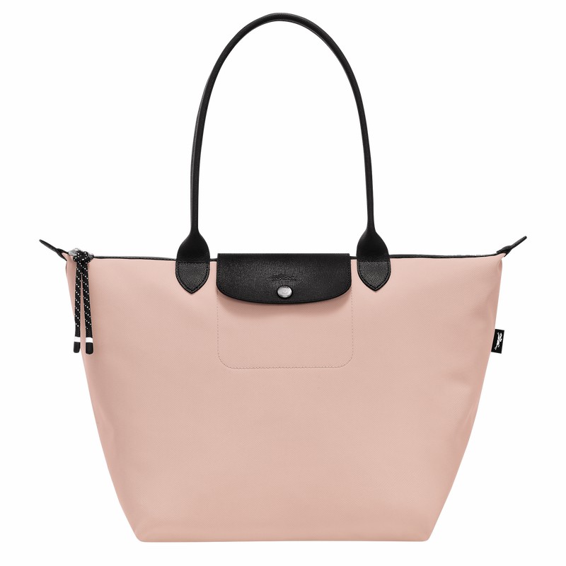 Sacs Fourre Tout Longchamp Le Pliage Energy L Femme Beige Soldes | L1899HSR542