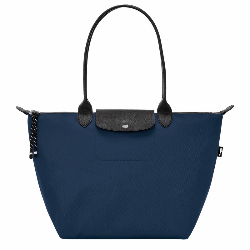 Sacs Fourre Tout Longchamp Le Pliage Energy L Femme Bleu Marine Soldes | L1899HSR006