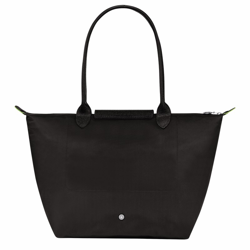 Sacs Fourre Tout Longchamp Le Pliage Green L Femme Noir Soldes | L1899919001