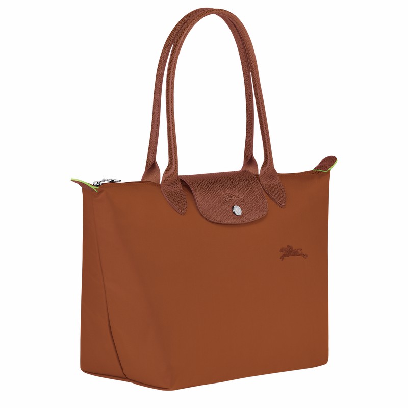 Sacs Fourre Tout Longchamp Le Pliage Green M Femme Marron Soldes | L2605919504