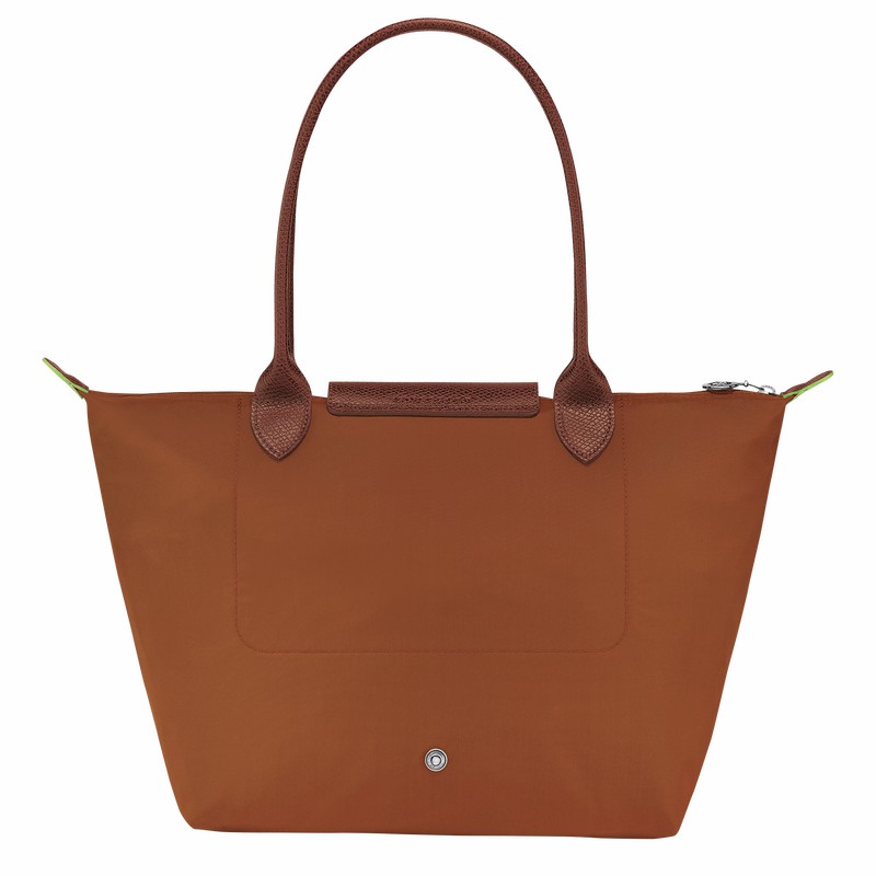 Sacs Fourre Tout Longchamp Le Pliage Green M Femme Marron Soldes | L2605919504