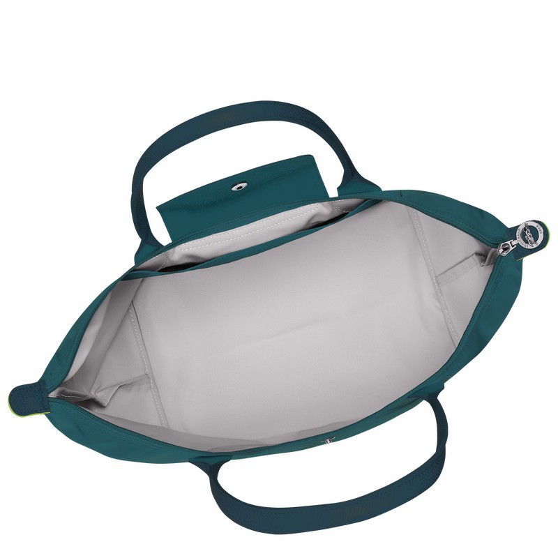 Sacs Fourre Tout Longchamp Le Pliage Green L Femme Paon Soldes | L1899919P89