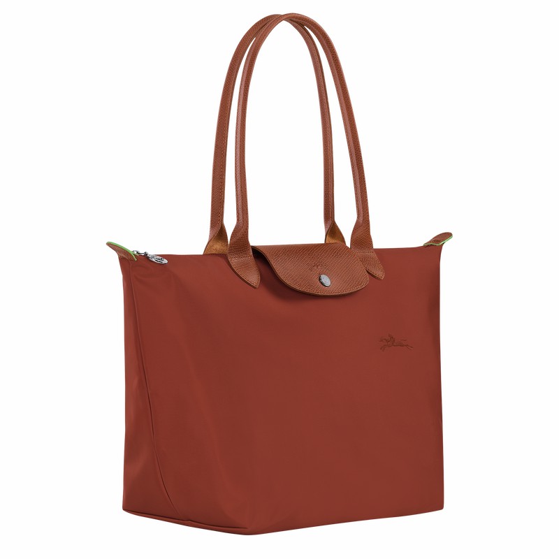 Sacs Fourre Tout Longchamp Le Pliage Green L Femme Marron Soldes | L1899919404