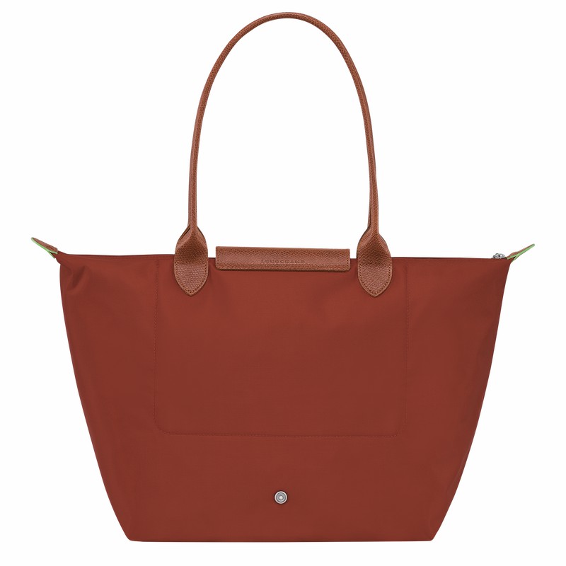 Sacs Fourre Tout Longchamp Le Pliage Green L Femme Marron Soldes | L1899919404