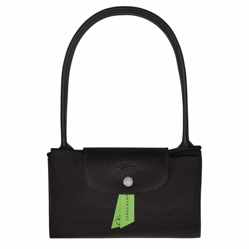 Sacs Fourre Tout Longchamp Le Pliage Green M Femme Noir Soldes | L2605919001