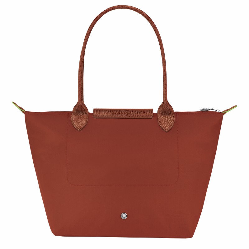 Sacs Fourre Tout Longchamp Le Pliage Green M Femme Marron Soldes | L2605919404