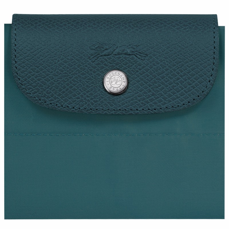 Sacs Fourre Tout Longchamp Le Pliage Green M Femme Paon Soldes | 10168919P89