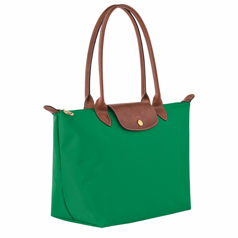 Sacs Fourre Tout Longchamp Le Pliage Original M Femme Vert Soldes | L2605089P88