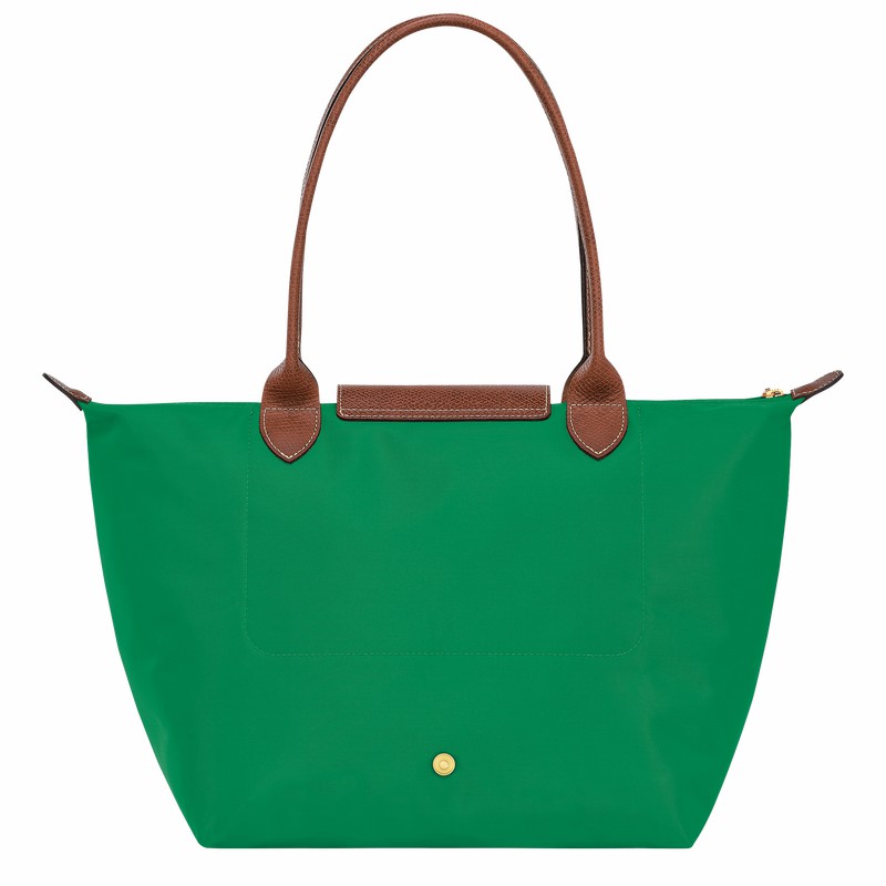 Sacs Fourre Tout Longchamp Le Pliage Original M Femme Vert Soldes | L2605089P88