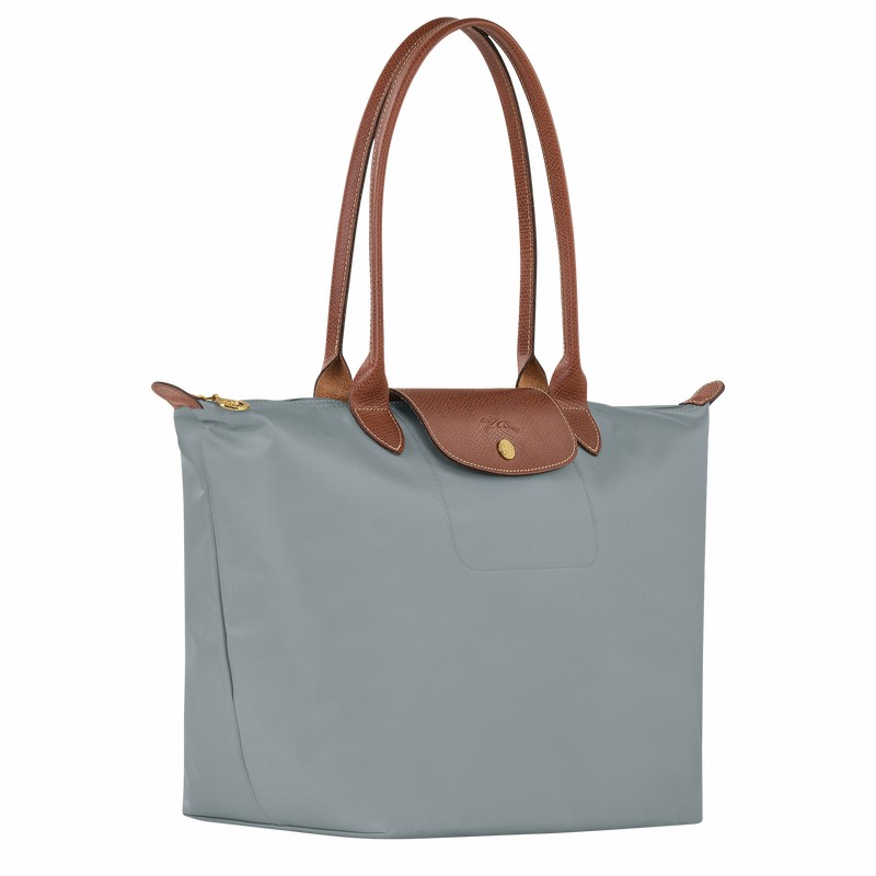 Sacs Fourre Tout Longchamp Le Pliage Original L Femme Grise Soldes | L1899089P80