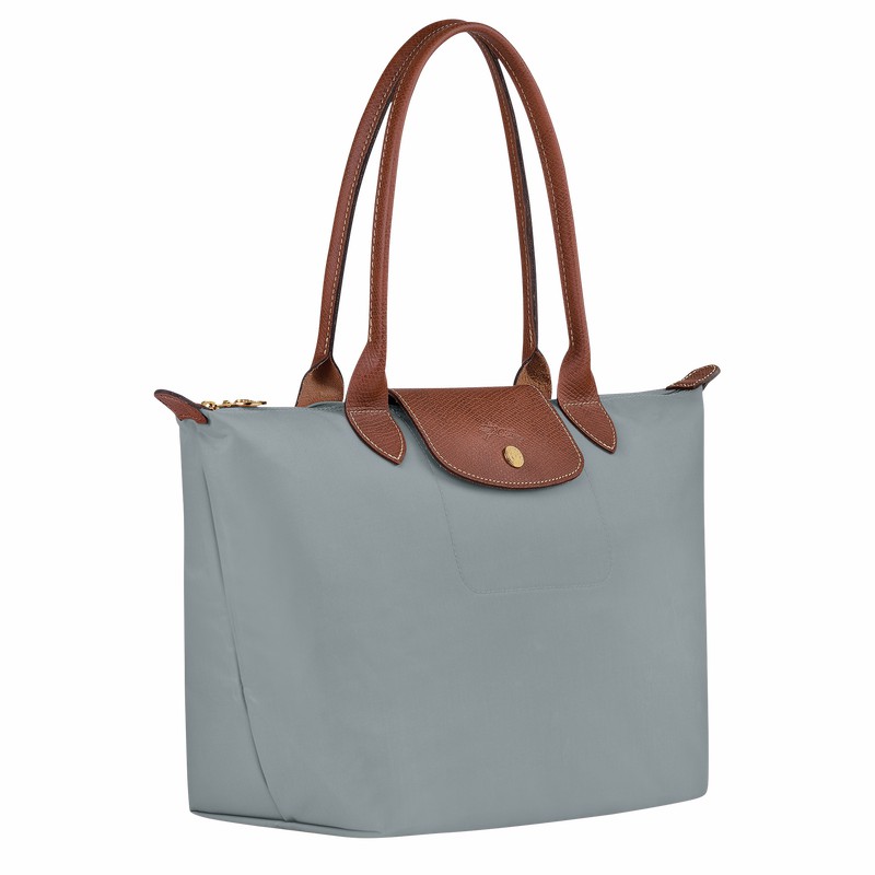 Sacs Fourre Tout Longchamp Le Pliage Original M Femme Grise Soldes | L2605089P80