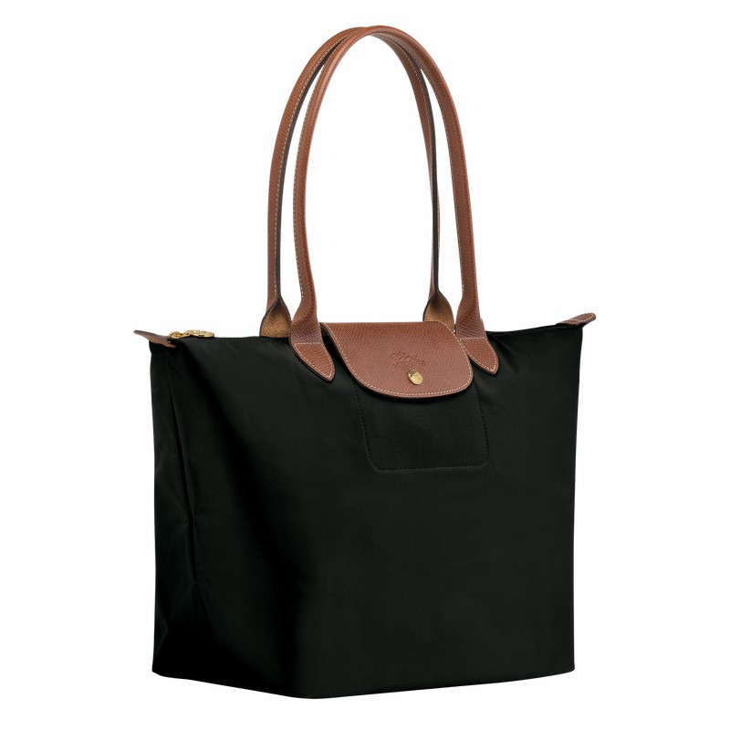 Sacs Fourre Tout Longchamp Le Pliage Original L Femme Noir Soldes | L1899089001