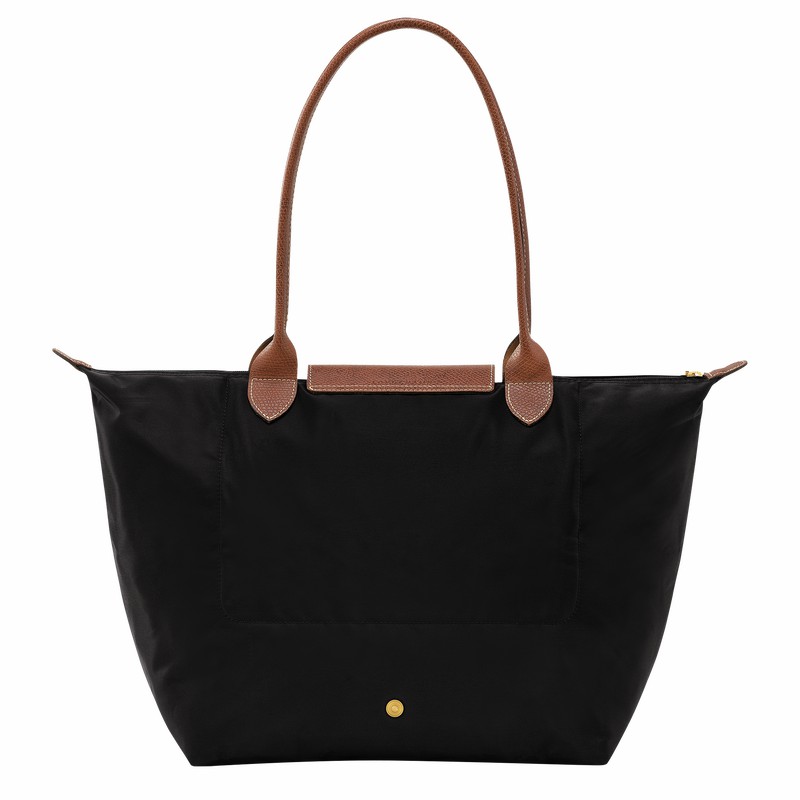 Sacs Fourre Tout Longchamp Le Pliage Original L Femme Noir Soldes | L1899089001