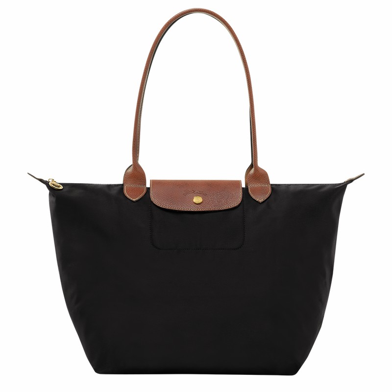 Sacs Fourre Tout Longchamp Le Pliage Original L Femme Noir Soldes | L1899089001