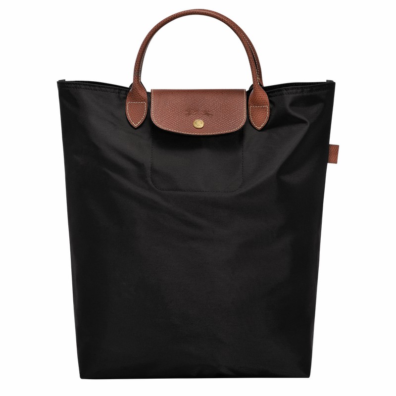 Sacs Fourre Tout Longchamp Le Pliage Original M Femme Noir Soldes | 10168089001