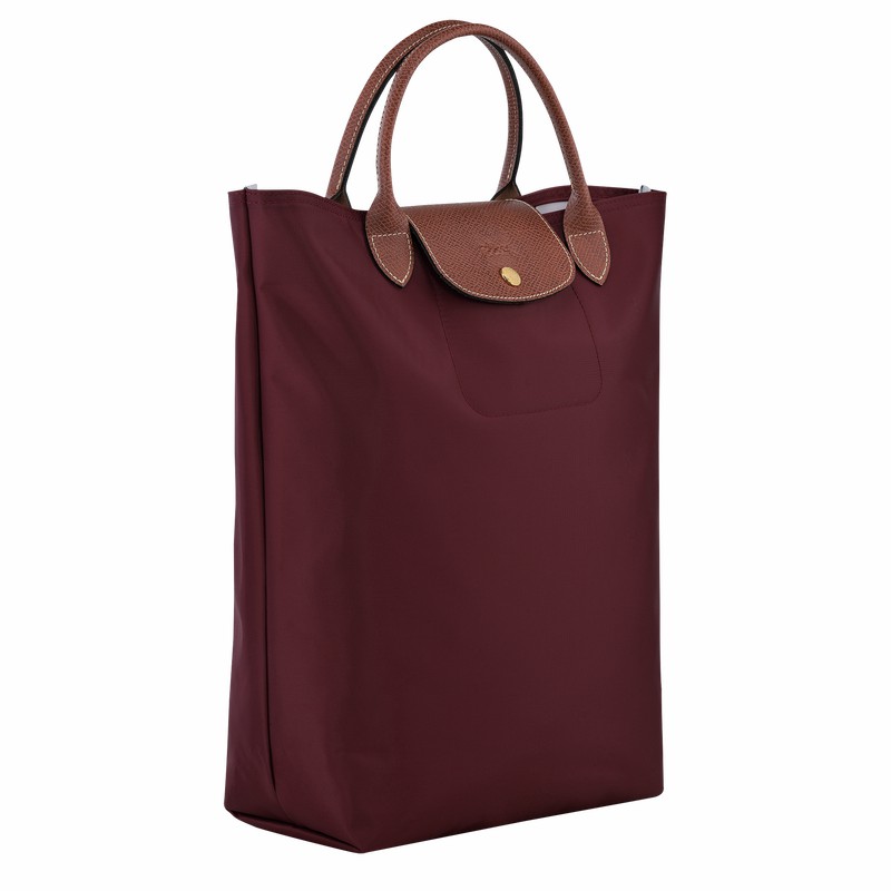 Sacs Fourre Tout Longchamp Le Pliage Original M Femme Bordeaux Soldes | 10168089P87